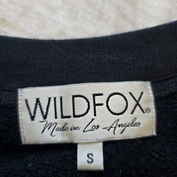 Wildfox Couture Womens Relaxed Sweatshirt Black-S Follow Me Into The Future - Picture 3 of 7
